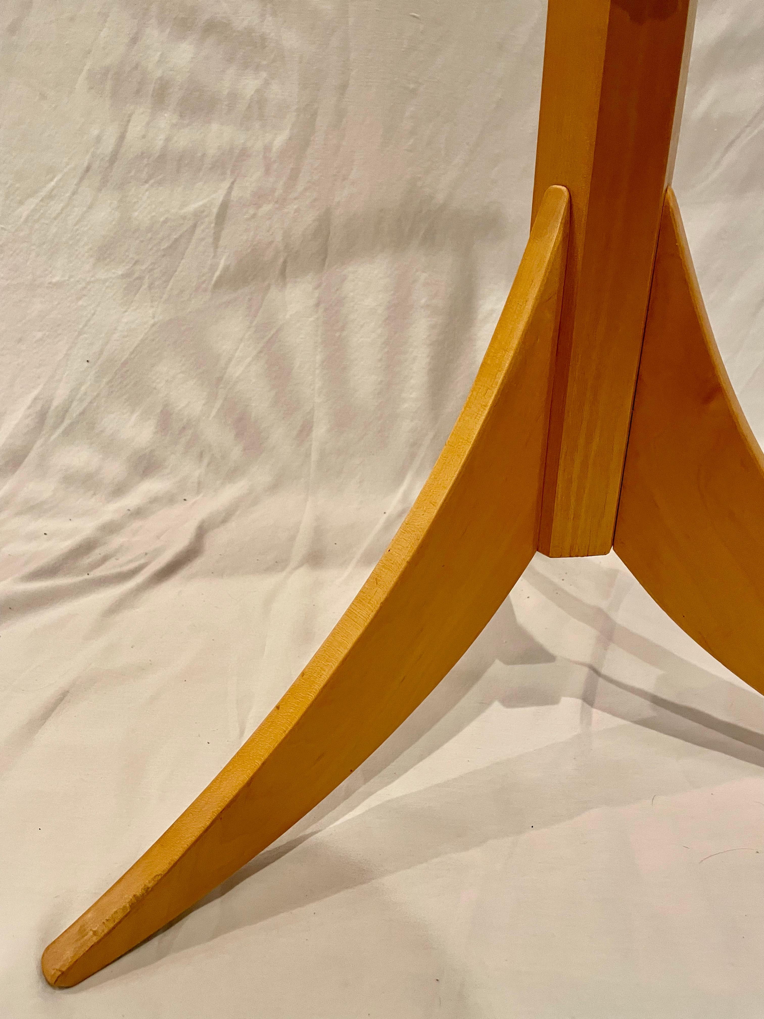 Height Adjustable Music Stand Made of Maple and Grenadillo at 1stDibs