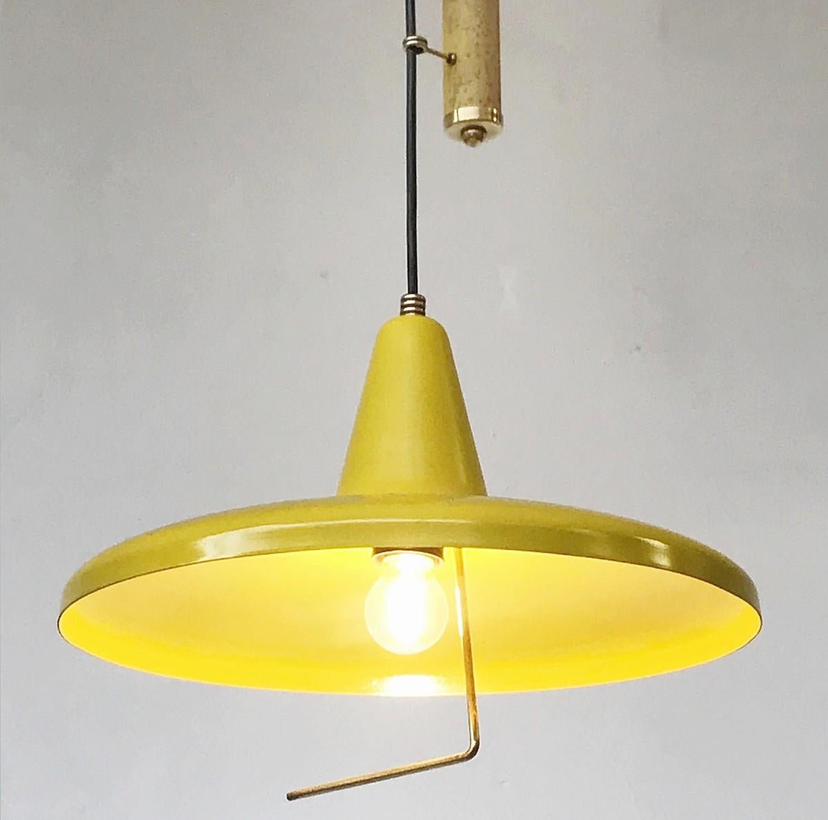 European Height Adjustable Pendant Lamp with Counter Weight