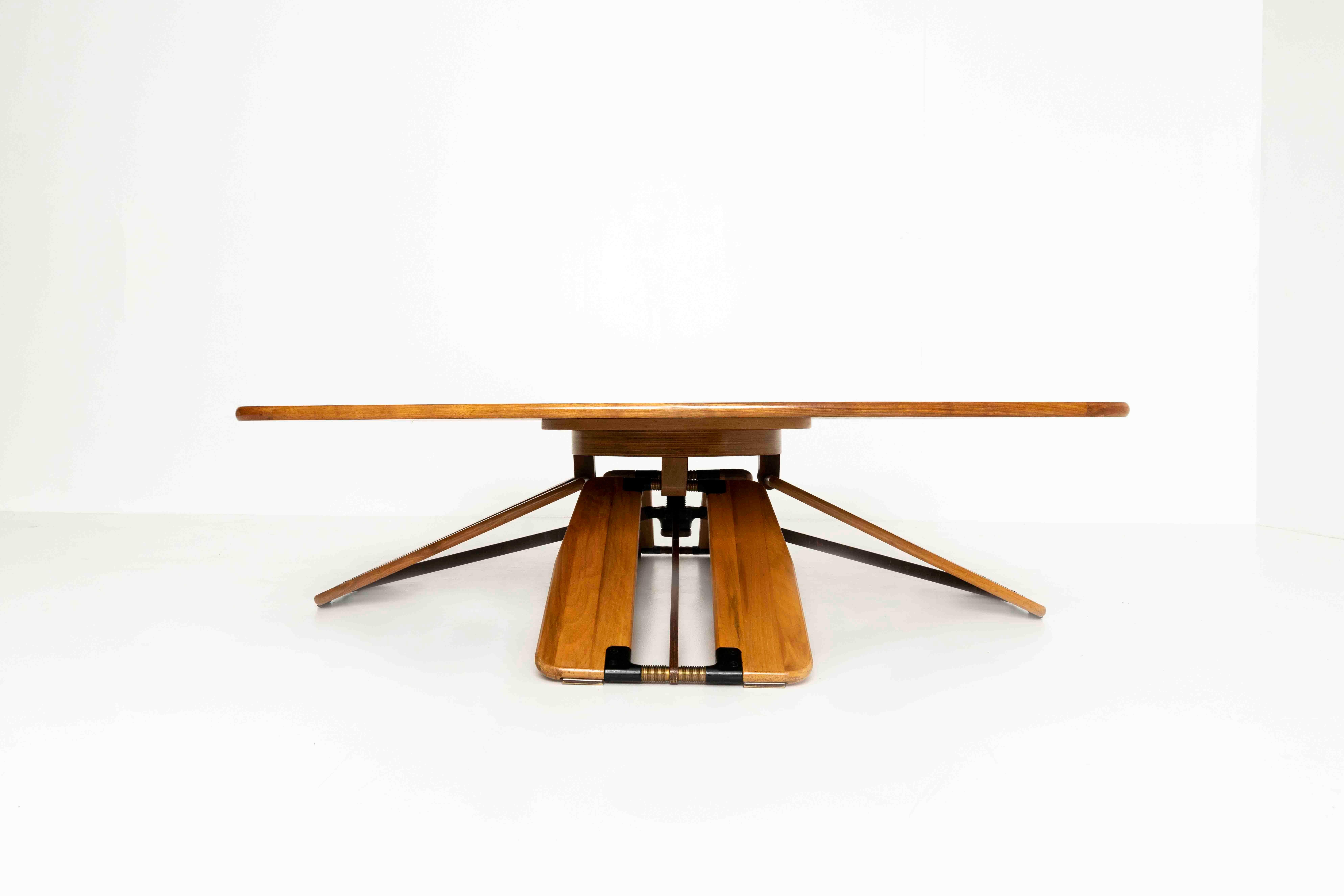 Late 20th Century Height-Adjustable Table by Franco Poli for Bernini, Italy 1981