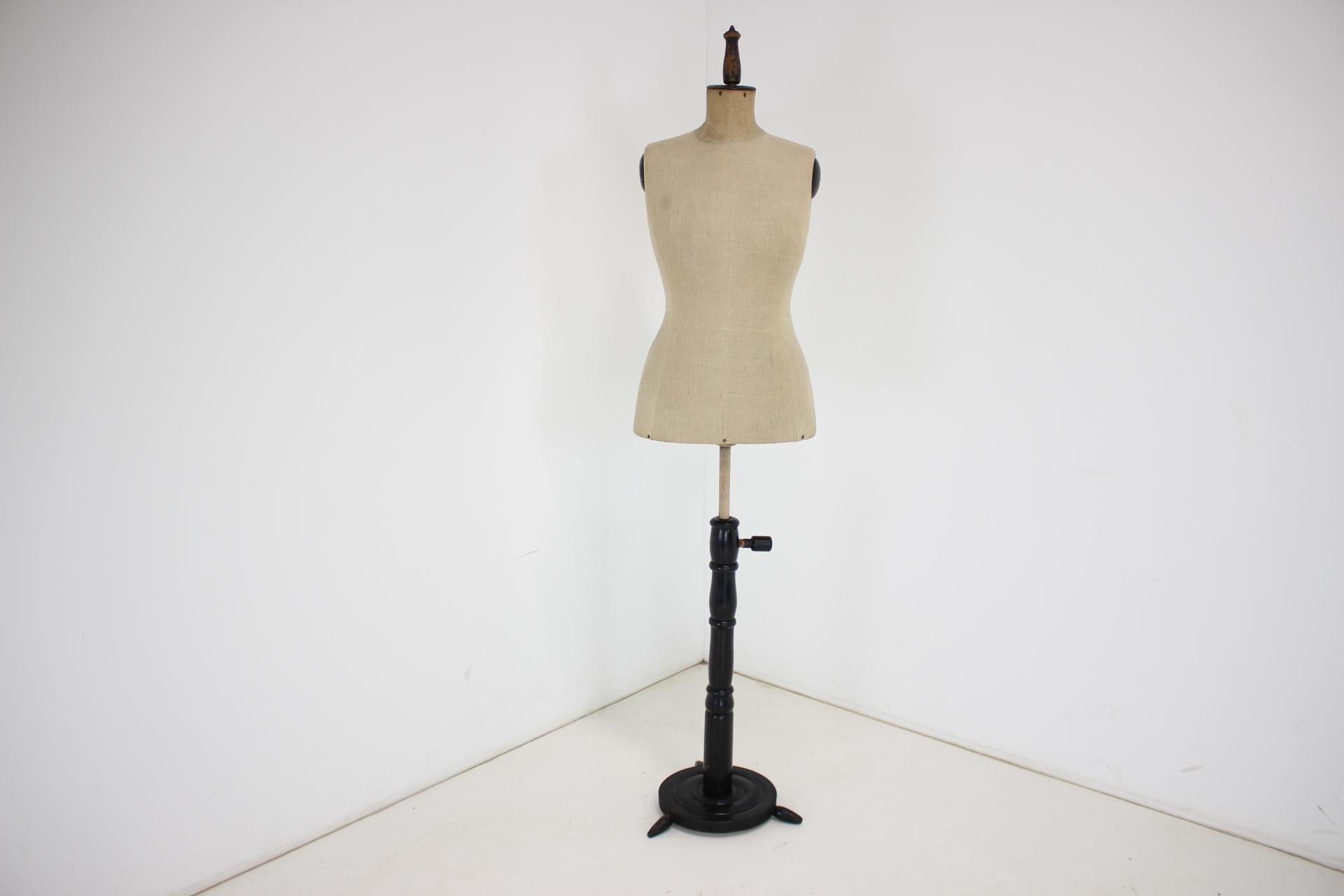 Wood Height-Adjustable Tailor's Maiden, 1920s For Sale
