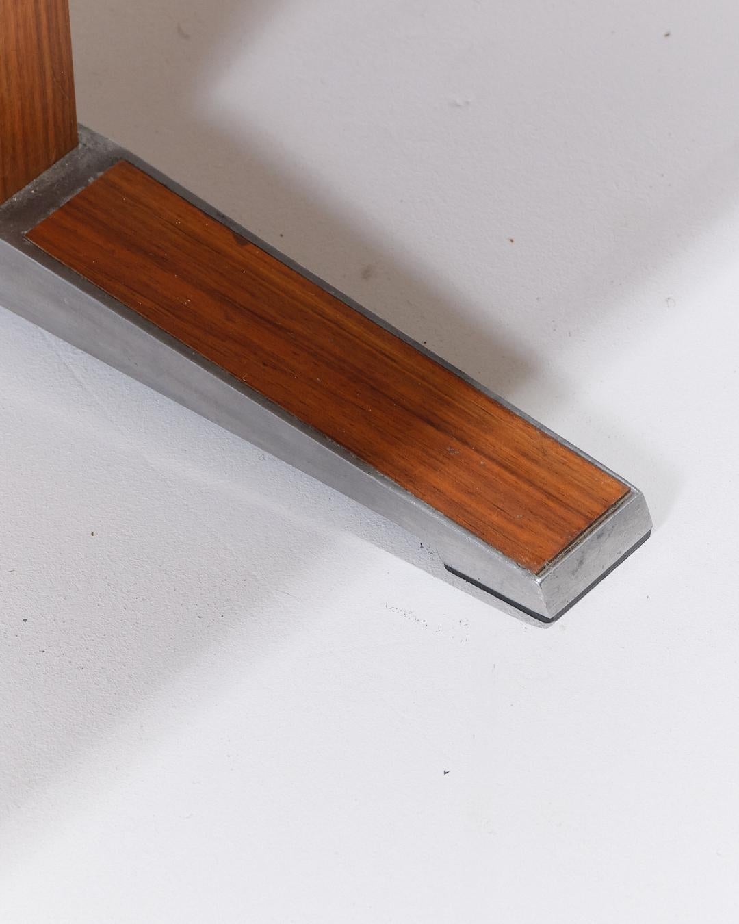 Height-Adjustable Wooden Dining Table, 1970s en vente 13