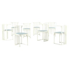 Height chairs of Re-Edition Series T729 Chairs by Josef Hoffmann for Wittmann