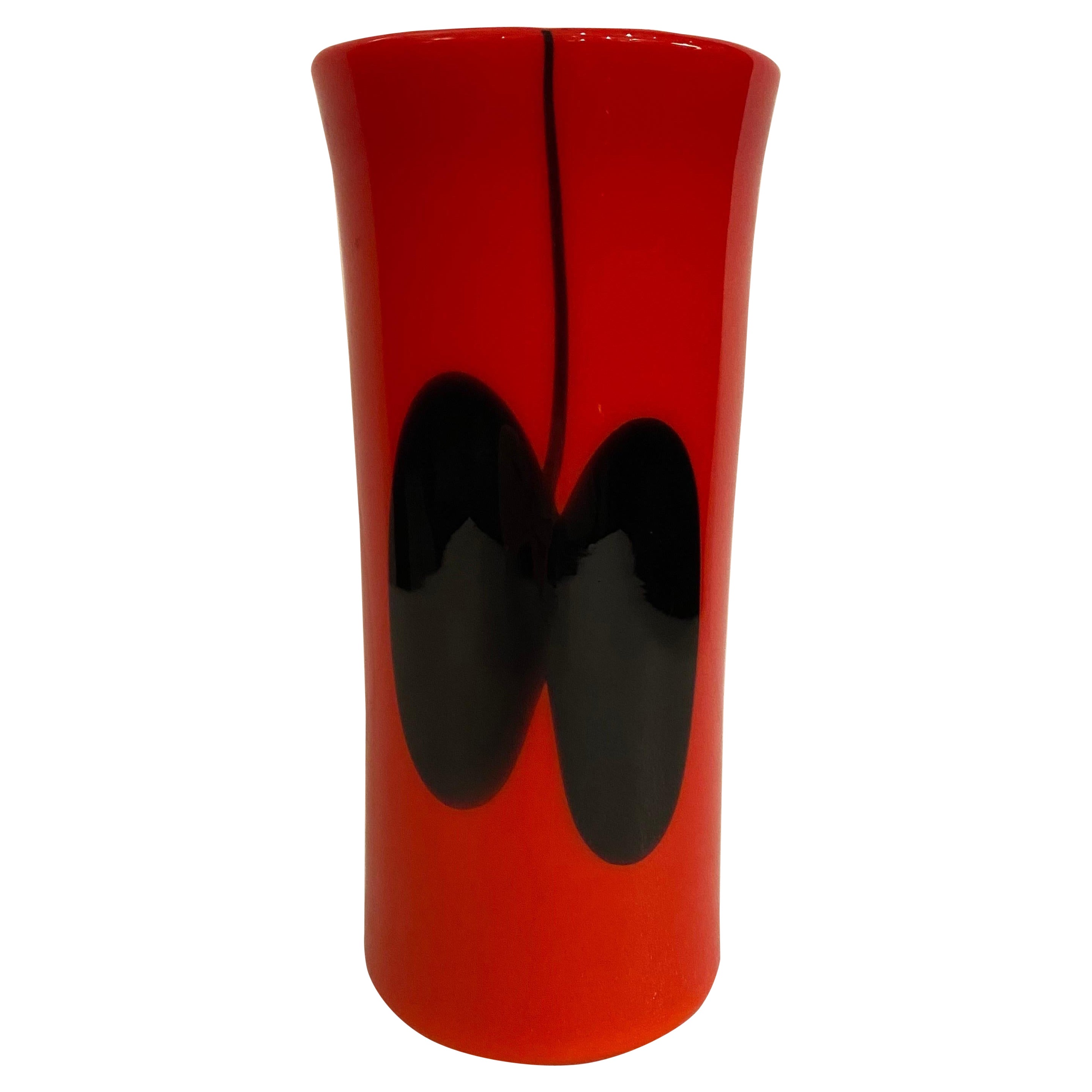 Heikki Orvola for Nuutajarvi Notsjo Vase Made in Finland