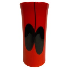 Heikki Orvola for Nuutajarvi Notsjo Vase Made in Finland