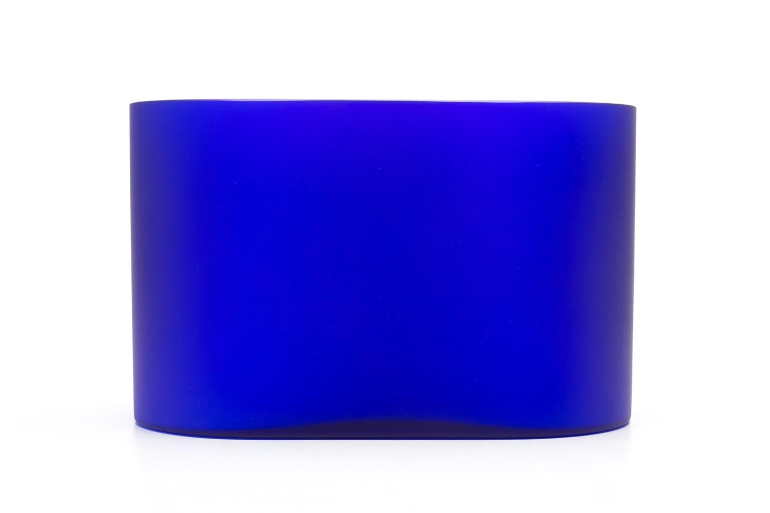 Heikki Orvola / Ovale Vase (Einzelstück) / Nuutajärvi / 1985 (Finnisch) im Angebot