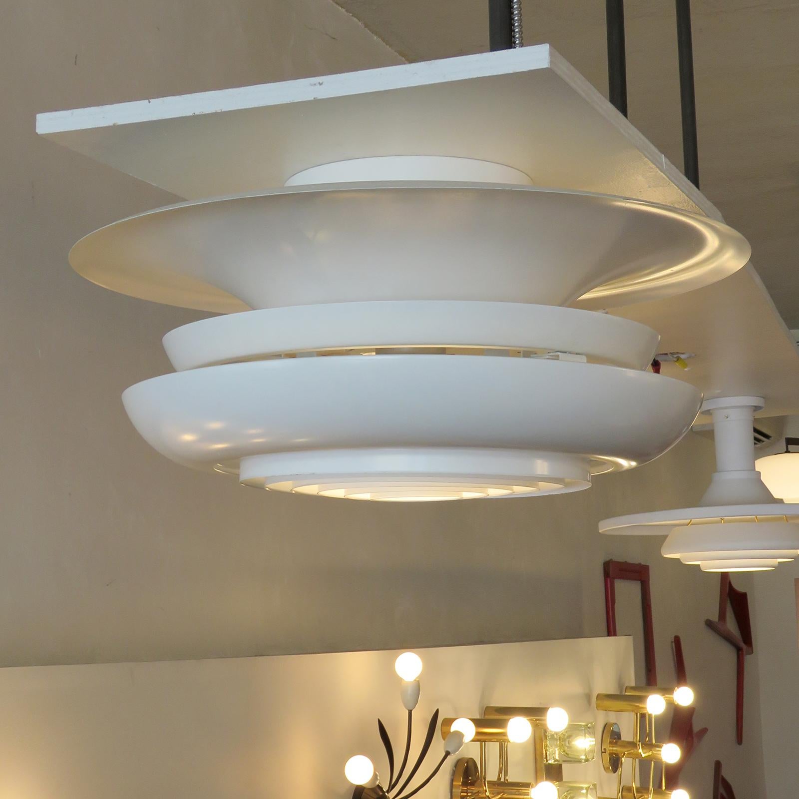 Late 20th Century Heikki Turunen '340-284 Luxifer' Ceiling Light for Orno For Sale
