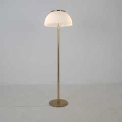 Heikki Turunen Senior Series Brass Acrylic Floor Lamp Model 930-147, Orno 1970s