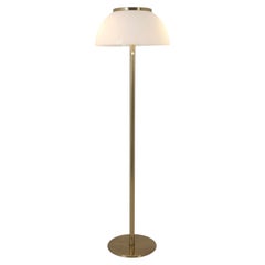 Heikki Turunen Senior Series Brass Acrylic Floor Lamp Model 930-147, Orno 1970s