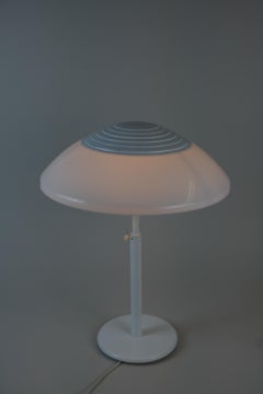 Heikki Turunen White Effect Series Table Lamp Model 940-404, Orno 1980s, Finland
