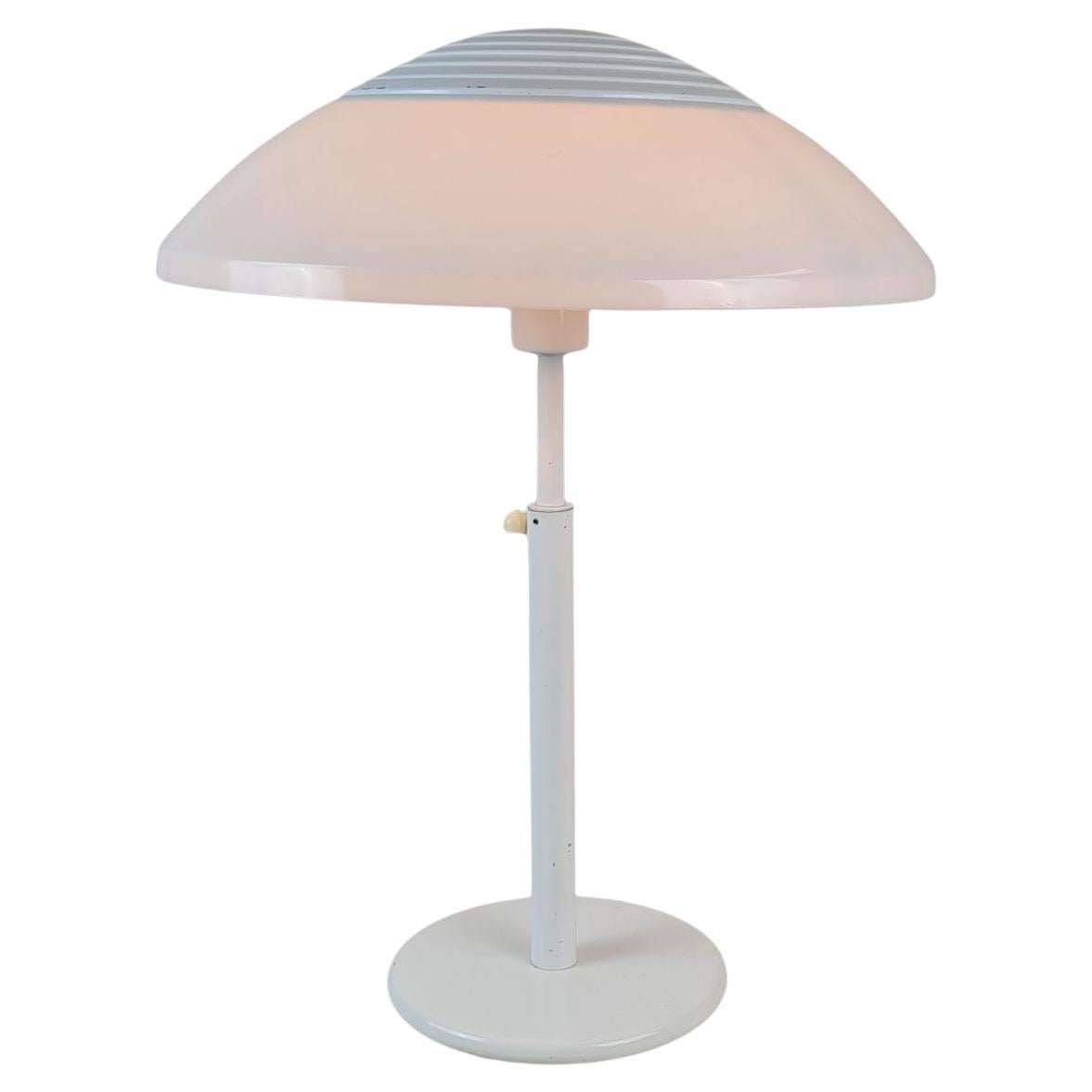Heikki Turunen White Effect Series Table Lamp Model 940-404, Orno 1980s, Finland