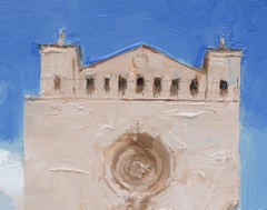 "Church in Palma de Mallorca/Spain" by Heiko Mattausch, Original Oil Painting