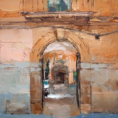 "Lecce/Puglia/Italy" (2021) by Heiko Mattausch, Original Oil Painting
