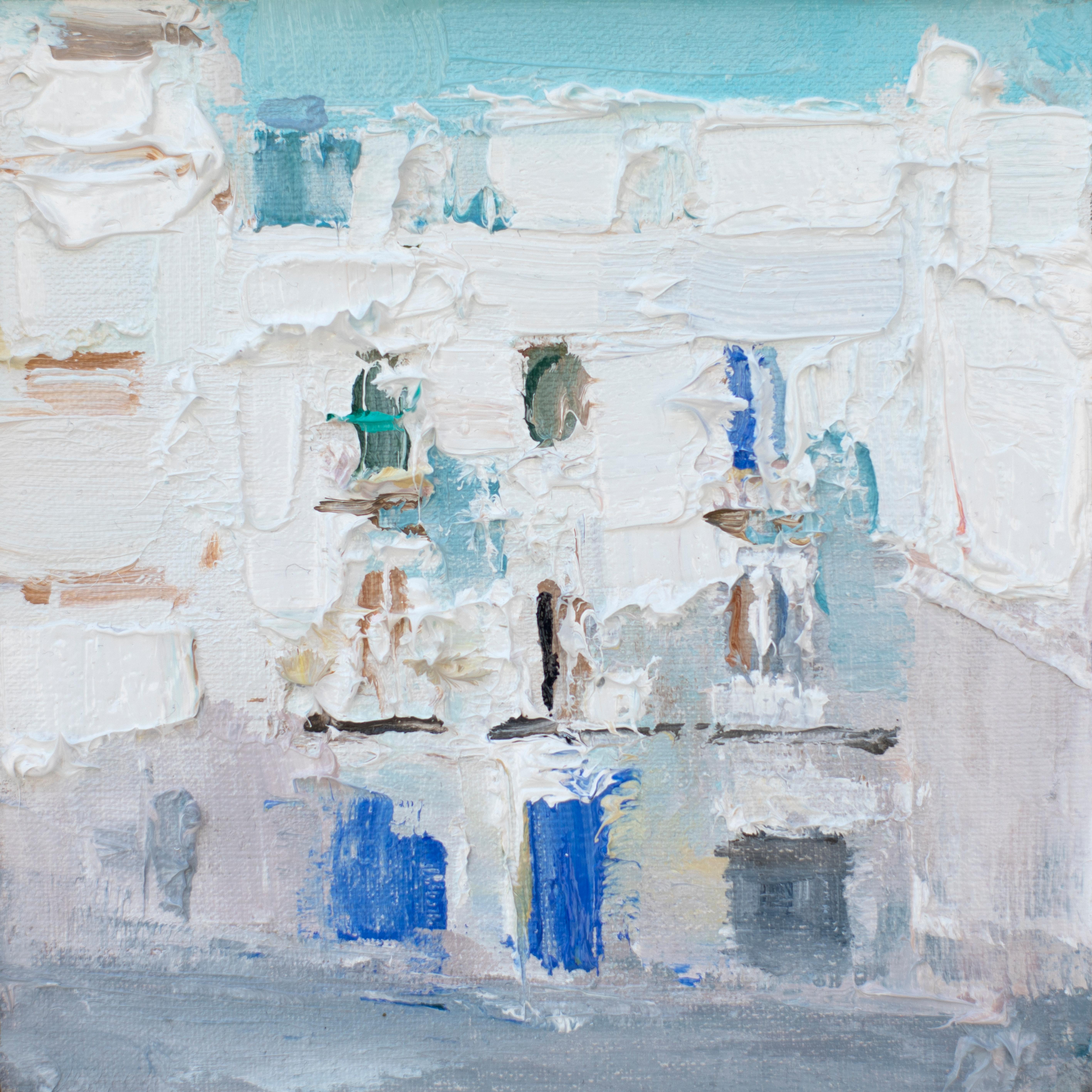"Lisboa II" (2023) di Heiko Mattausch, Pittura ad olio originale