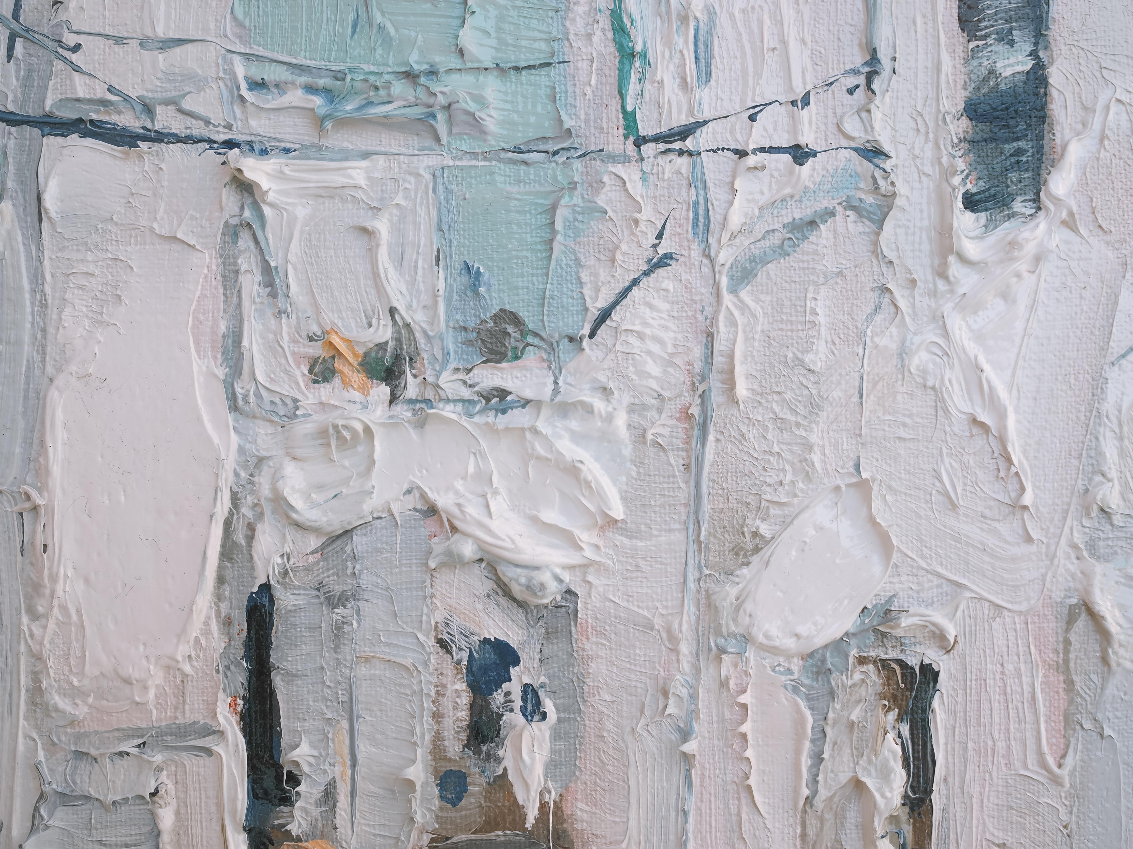 „Ostuni II/Puglia/Italien“ (2023) von Heiko Mattausch, Original-Ölgemälde im Angebot 1