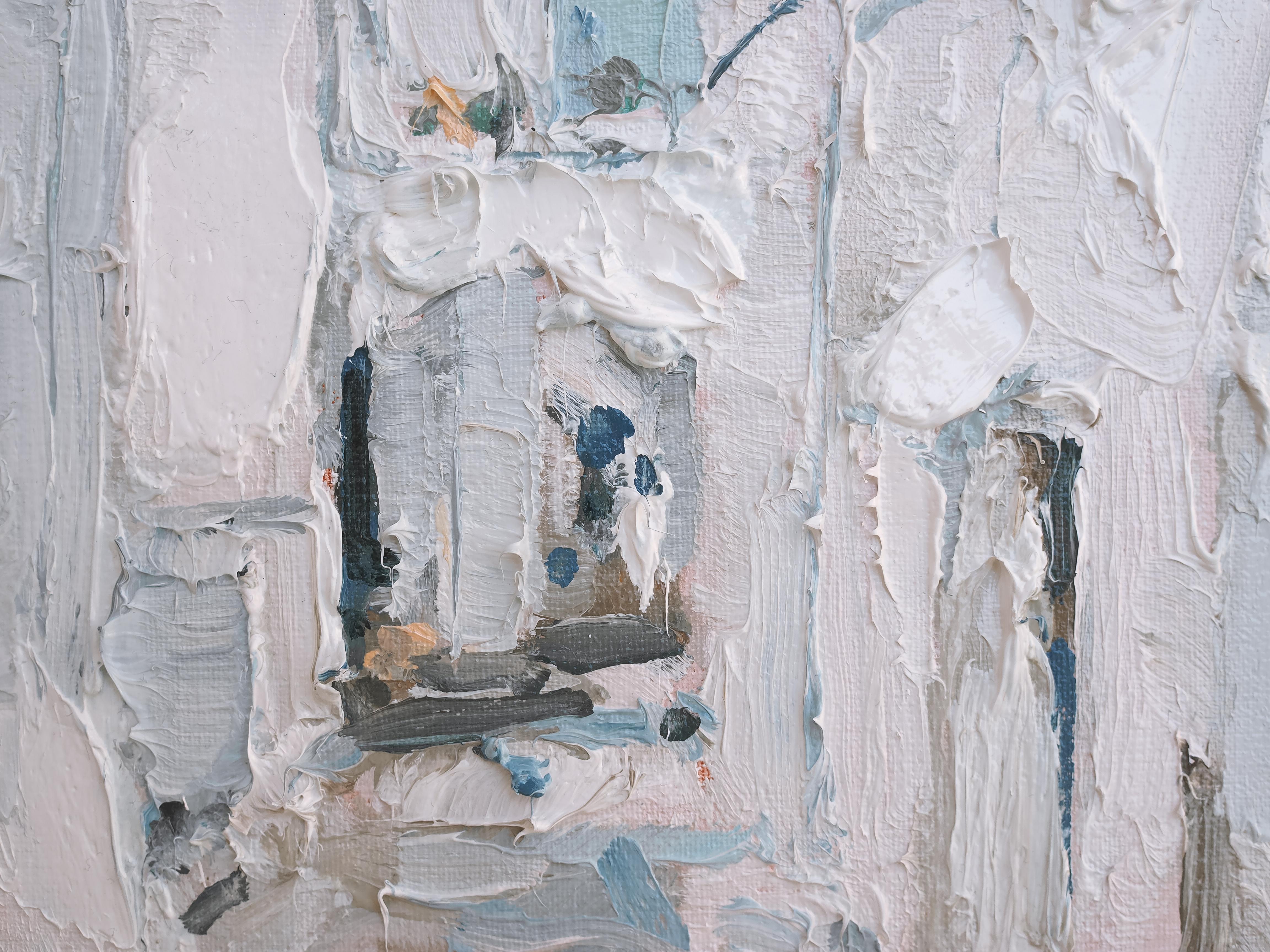 „Ostuni II/Puglia/Italien“ (2023) von Heiko Mattausch, Original-Ölgemälde im Angebot 2