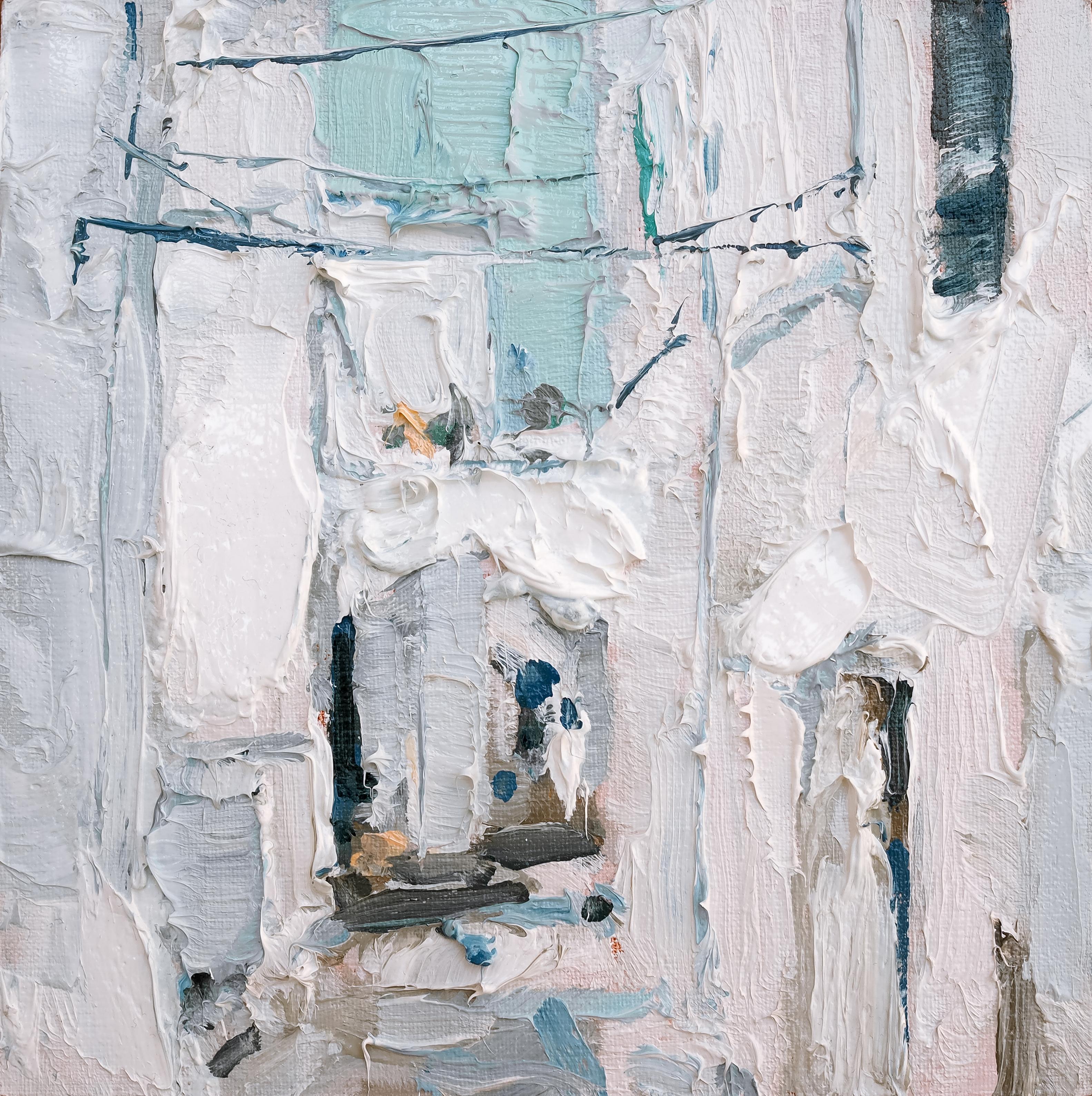 „Ostuni II/Puglia/Italien“ (2023) von Heiko Mattausch, Original-Ölgemälde