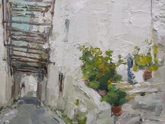"Ostuni/Puglia/Italy" (2023) by Heiko Mattausch, Original Oil Painting