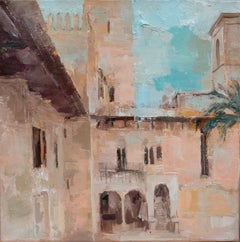 "Palacio de la Almudaina/Mallorca/Spa" by Heiko Mattausch, Original Oil Painting