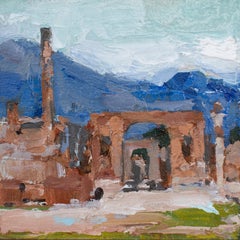 "Pompeya" (2023) de Heiko Mattausch, Pintura al óleo original
