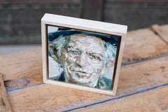 « Portrait Keith Richards » (2023) de Heiko Mattausch, peinture à l'huile originale