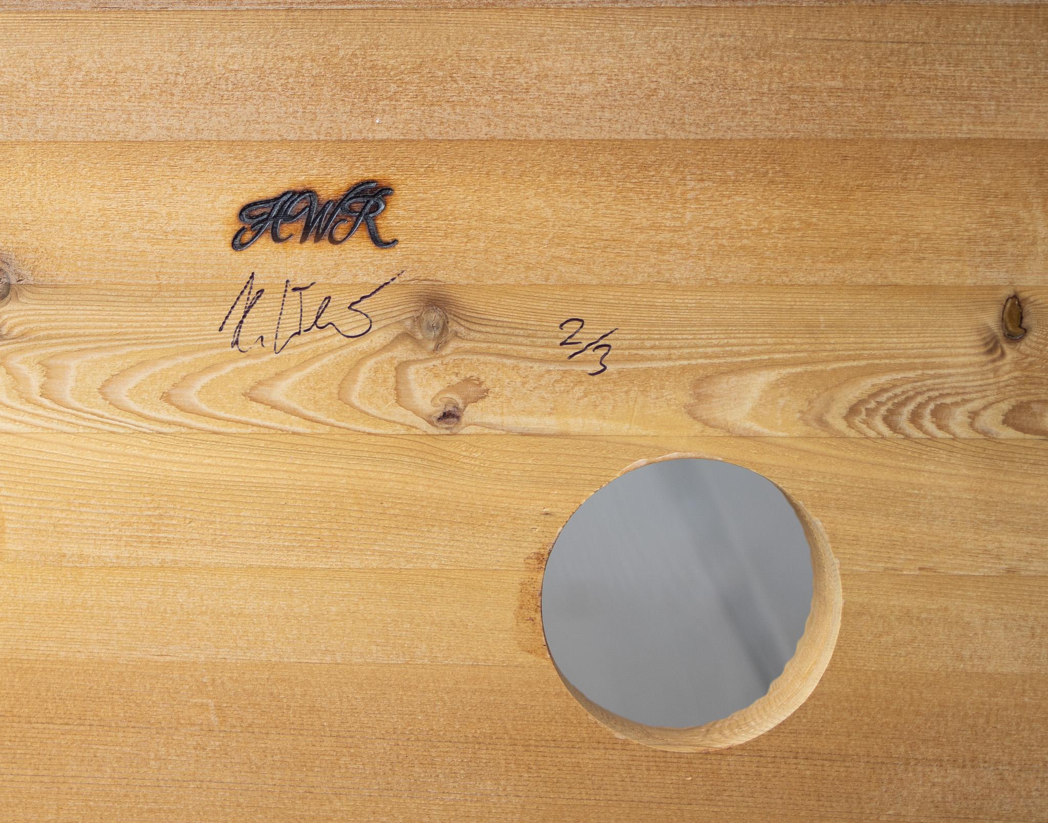 Triptyque spiralé en bois de cèdre « Exppansions » 2