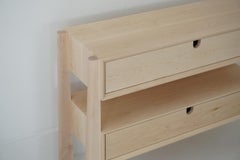 Heilner Console Table, Solid Maple Storage with Drawers, Occasional Side Table