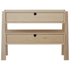 Heilner Console Table, Solid Maple Storage with Drawers, Occasional Side Table