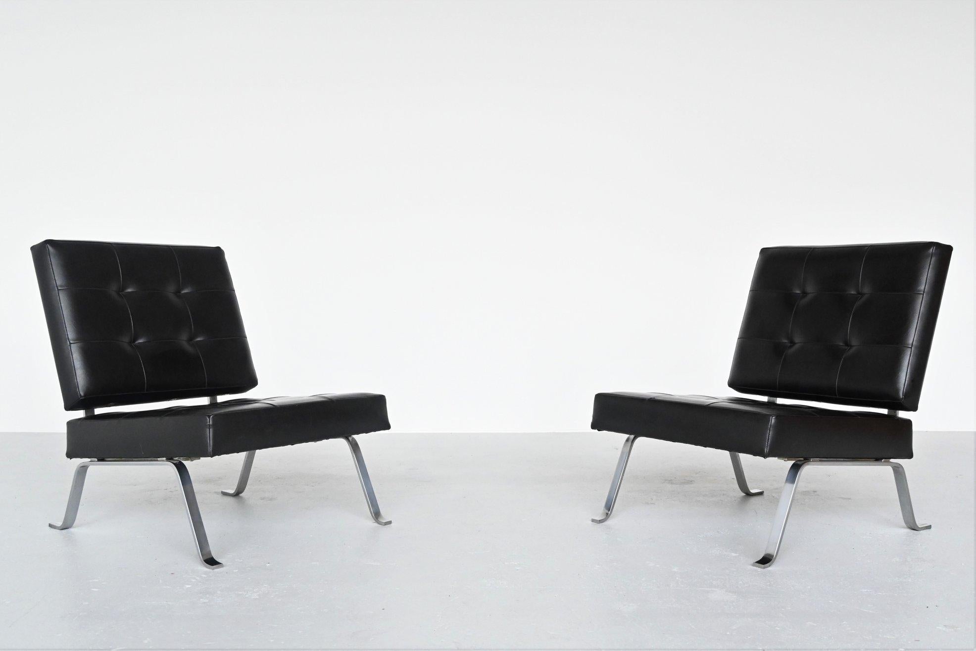 Dutch Hein Salomonson AP Originals Model AP60 Lounge Chairs Netherlands 1960