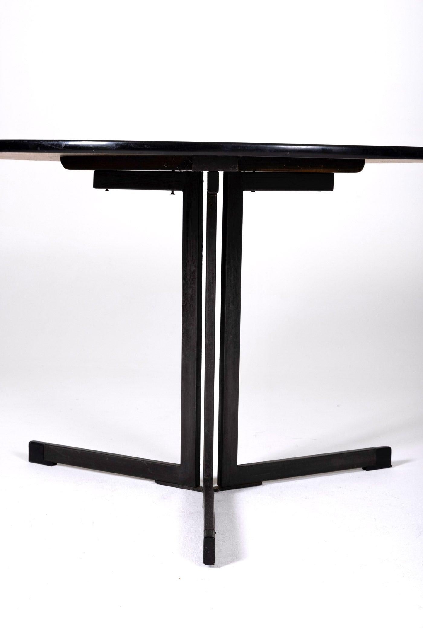 Métal Table de salle à manger Hein Salomonson, années 1950 en vente