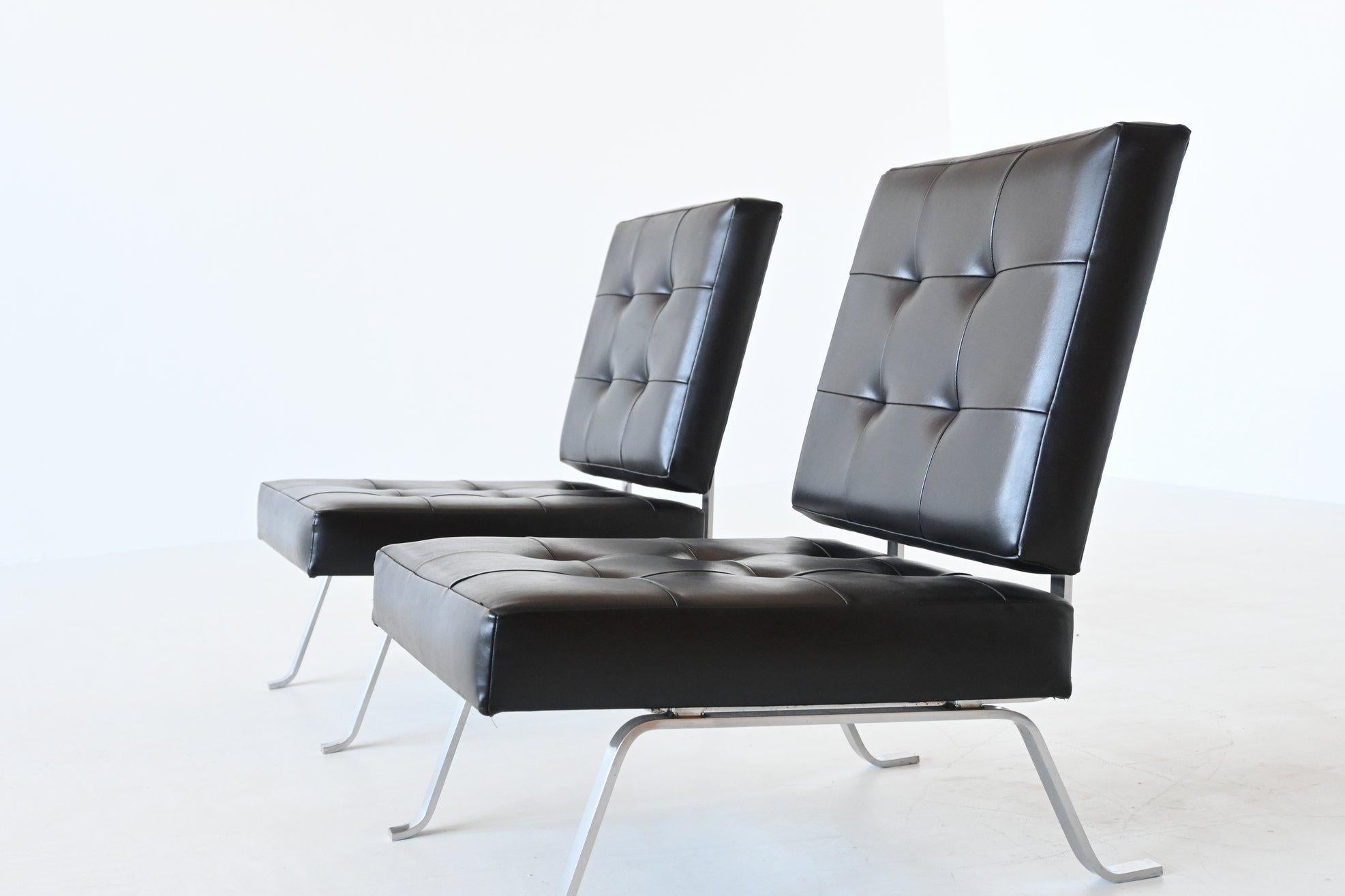 Mid-20th Century Hein Salomonson Model AP60 Lounge Chairs AP Originals, Netherlands, 1960