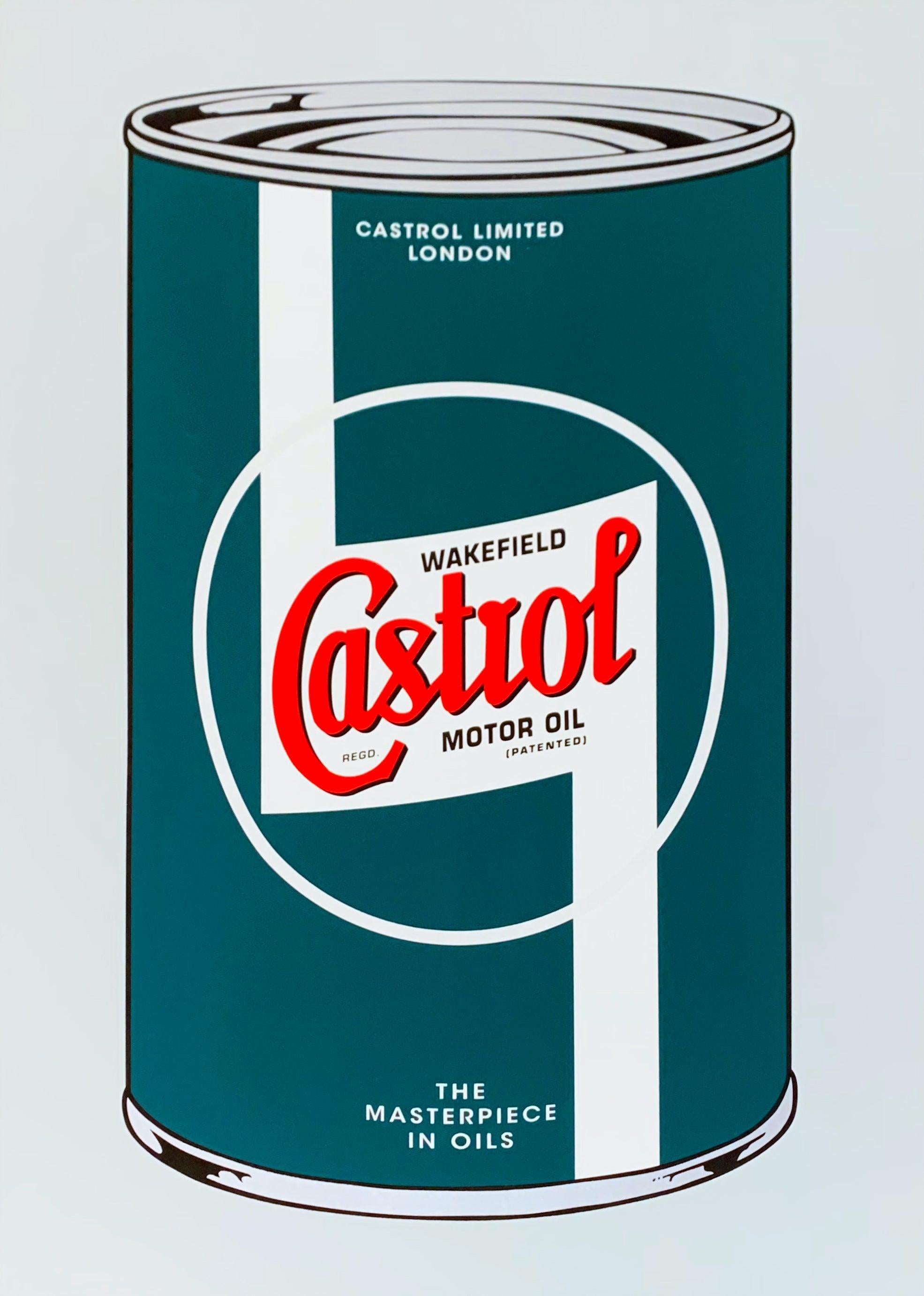 Serigrafia Pop Art di Heiner Meyer, firmata, 2016, Capolavori ad olio: Castrol