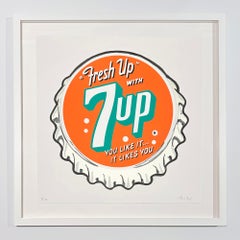 Heiner Meyer Pop Art Screenprint, Signed, 2022, Soda Pop: 7UP