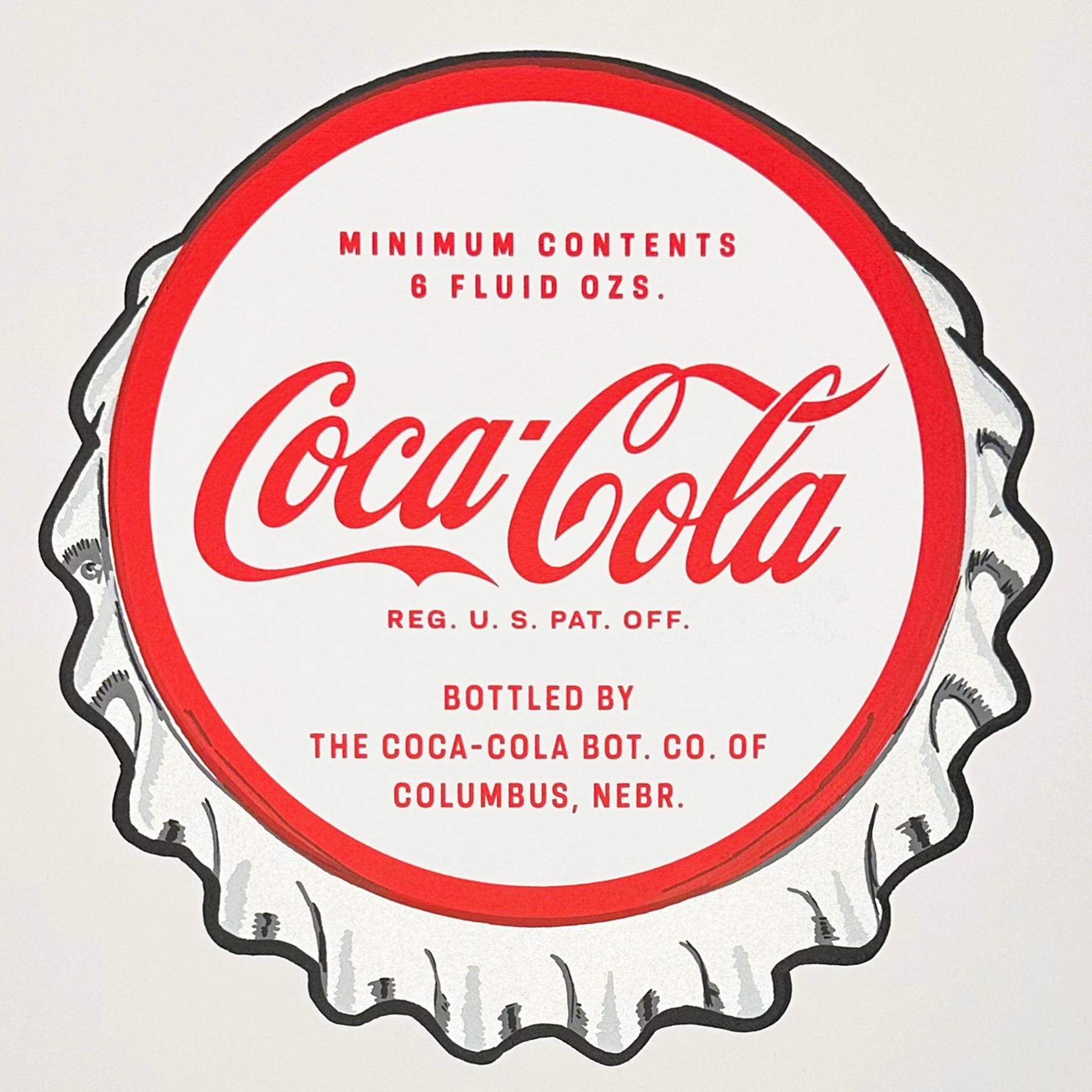 Heiner Meyer Pop Art Siebdruck, Signiert, 2022, Soda Pop: Coca-Cola
