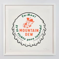 Heiner Meyer Pop Art Screenprint, Signed, 2022, Soda Pop: Mountain Dew