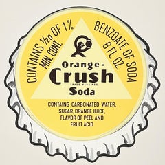 Heiner Meyer Pop Art Screenprint, Signed, 2022, Soda Pop: Orange-Crush