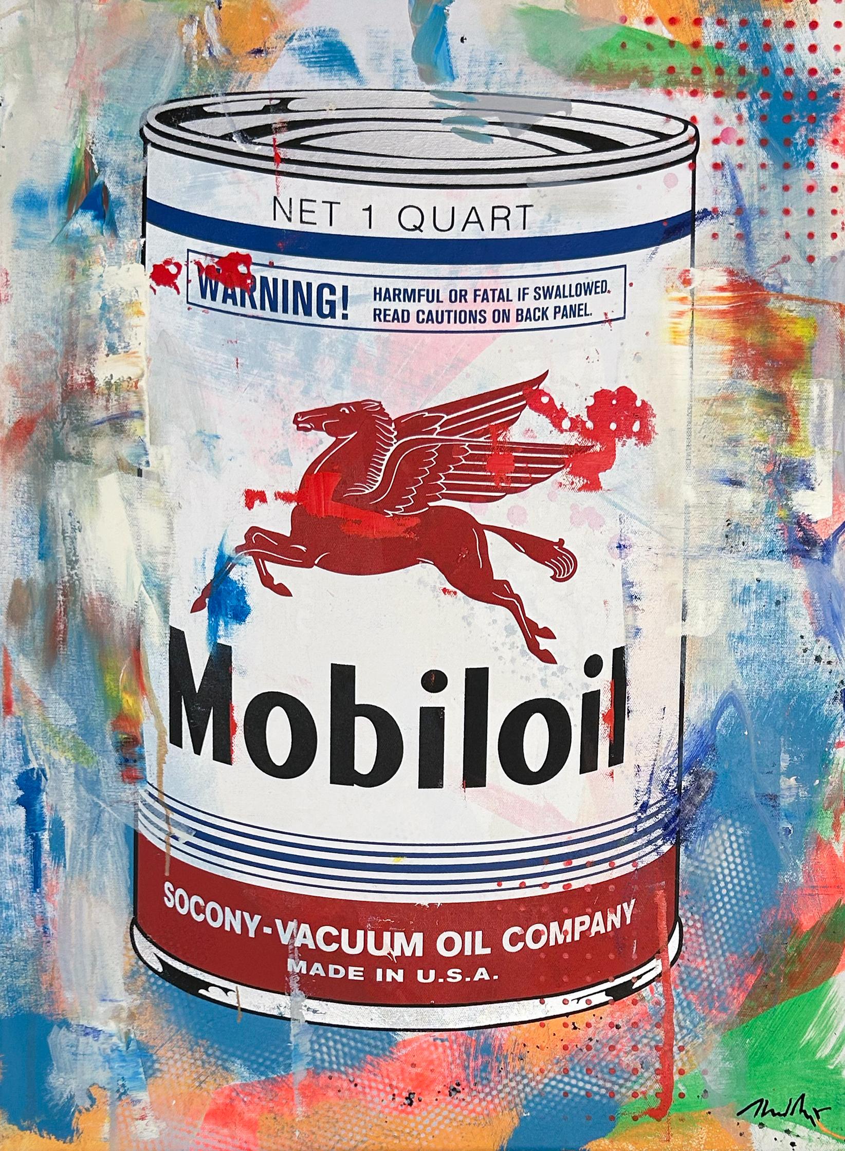 Artistics : Heiner Meyers
Titre : Mobiloil IV
Support : Sérigraphie avec huile sur toile
Année : 2023
Édition : Unique
Taille du cadre : 32 3/4" x 24 3/4"
Taille de la feuille : 29 3/4" x 21 3/4"
Signature : Signé à la main à l'encre
