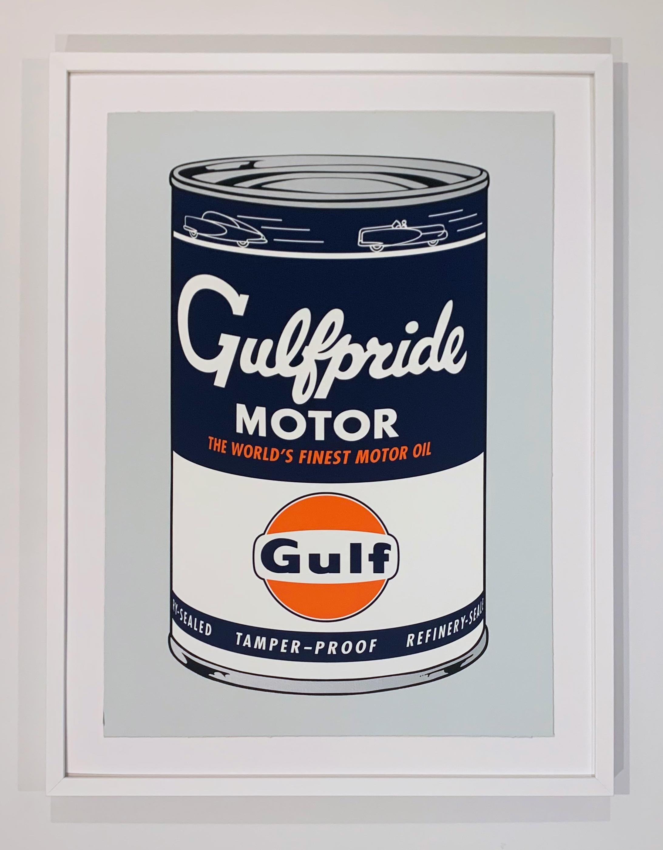 Masterpieces in Oils: Gulf - Gray Figurative Print by Heiner Meyer