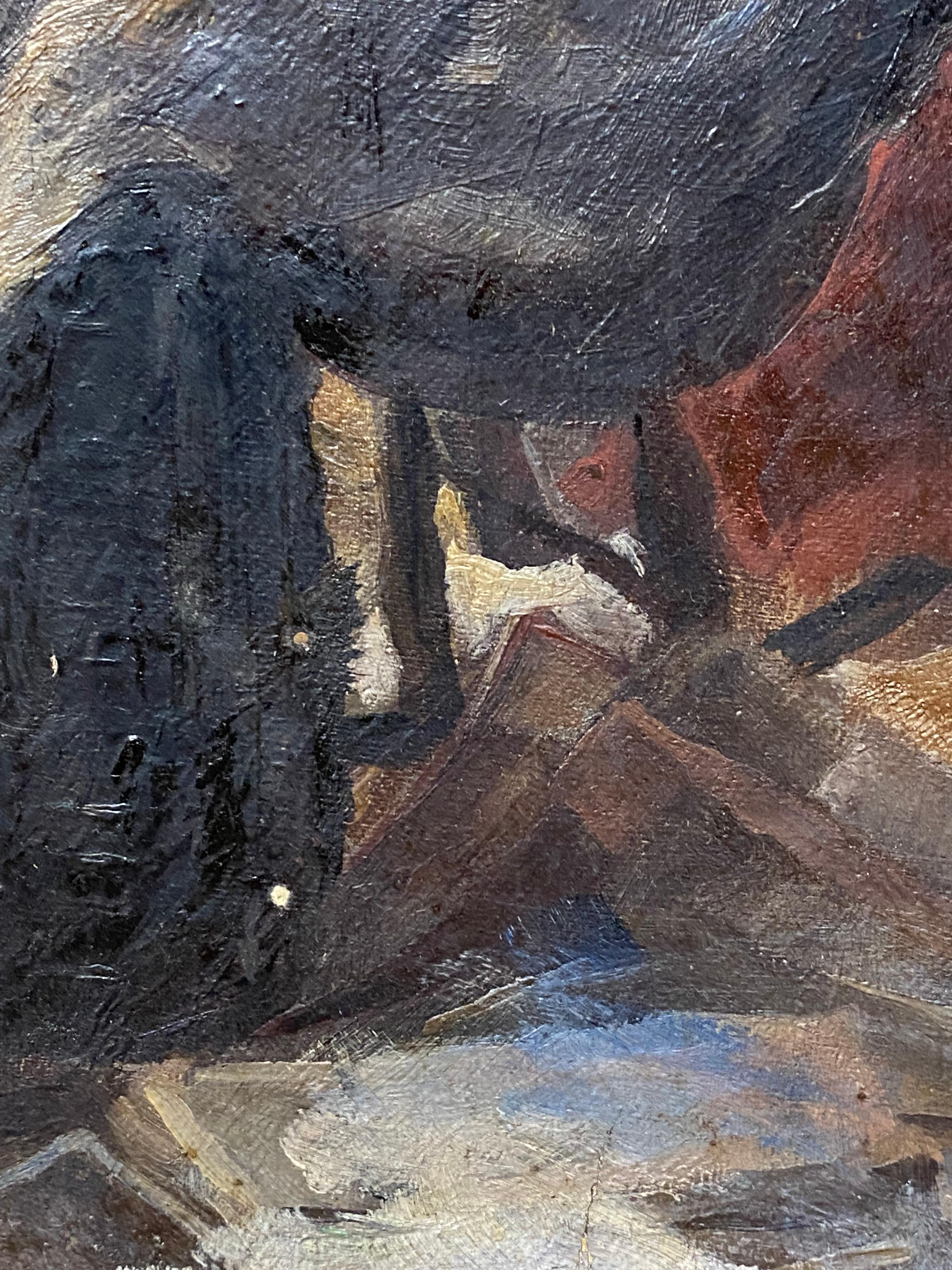 Heinrich August Schwabe '1843-1916' 'In the Studio' Painting 3