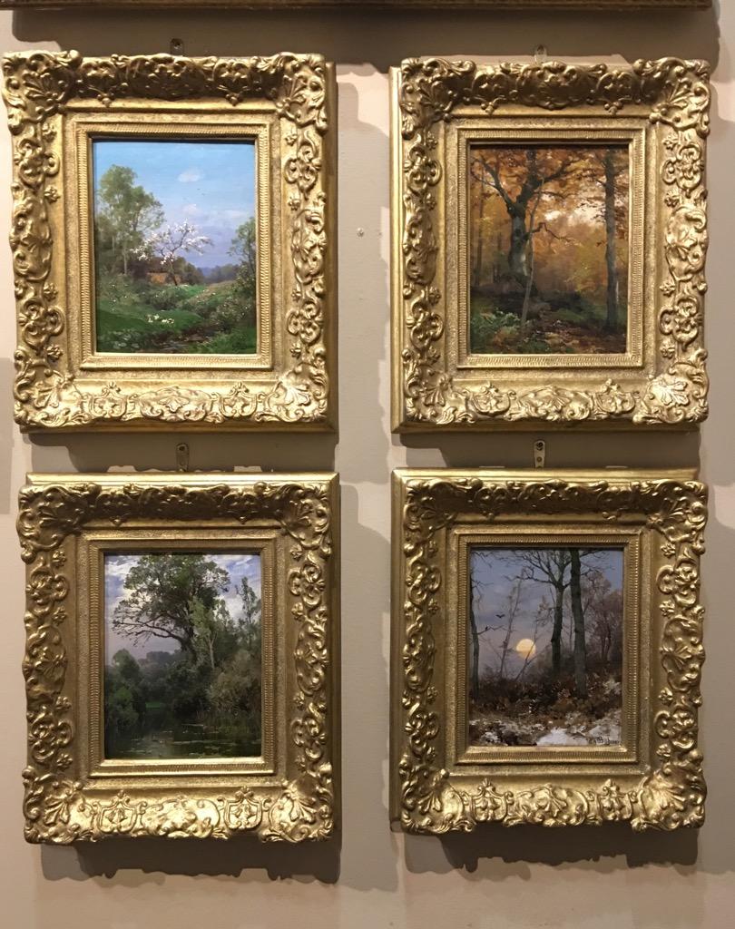 Heinrich Böhmer Landscape Painting - The Four Seasons