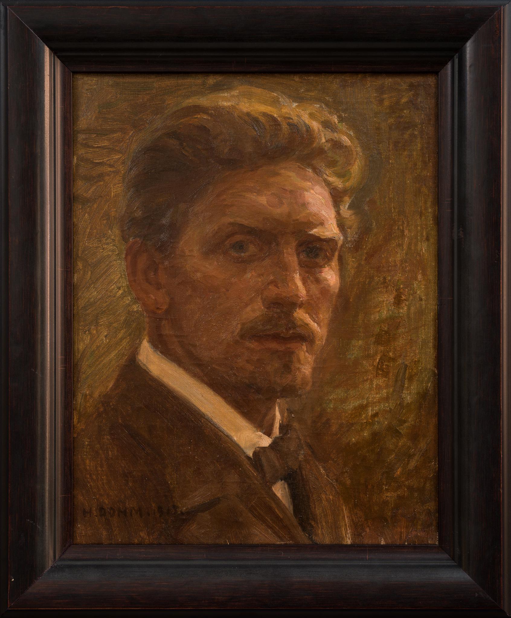 Ritratto di un gentiluomo, 1913, dell'artista danese Heinrich Dohm 1