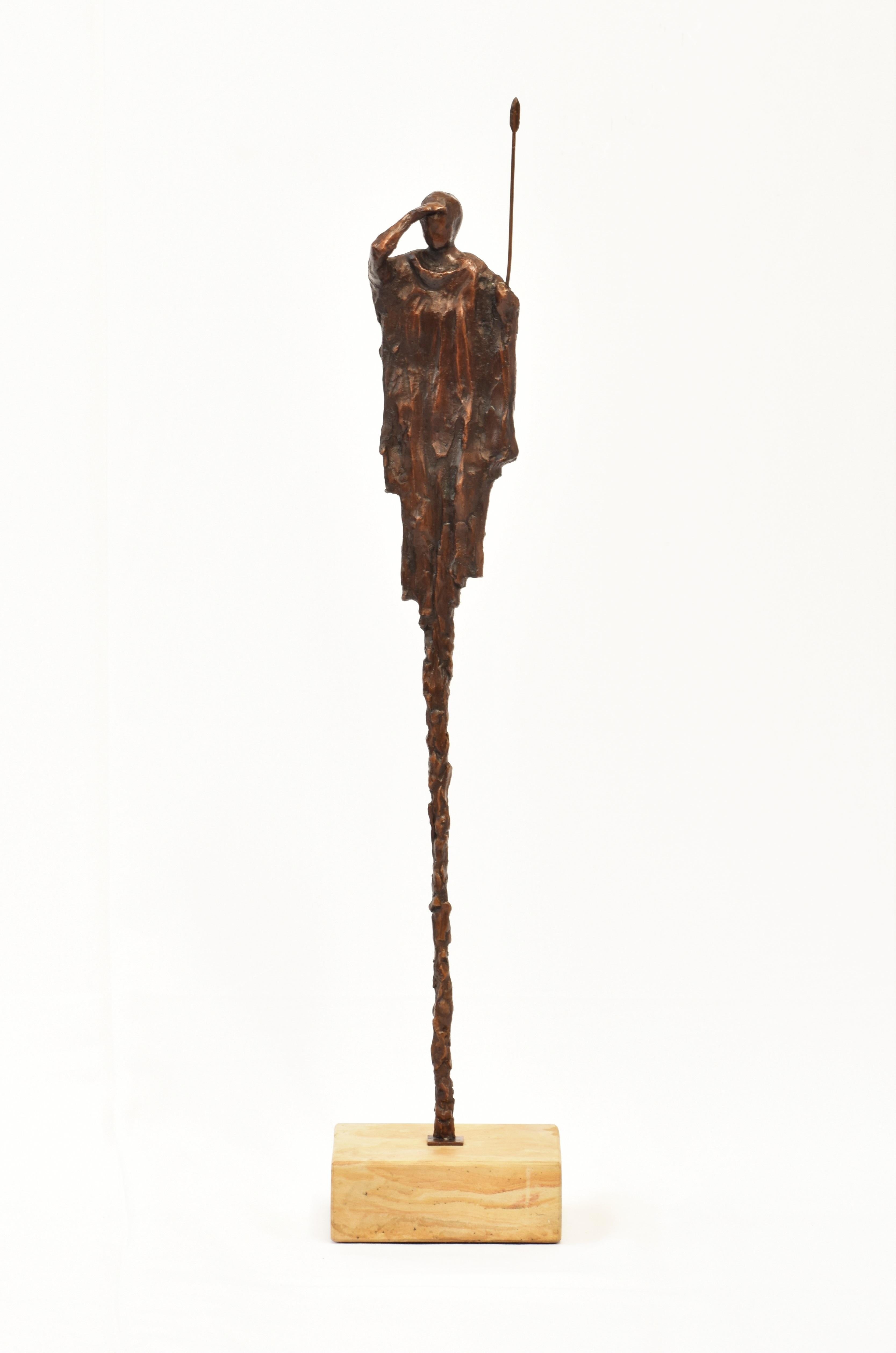 Beginning Of The Hunt – Masai-Skulptur, afrikanische Skulptur, limitierte Auflage – Sculpture von Heinrich Filter