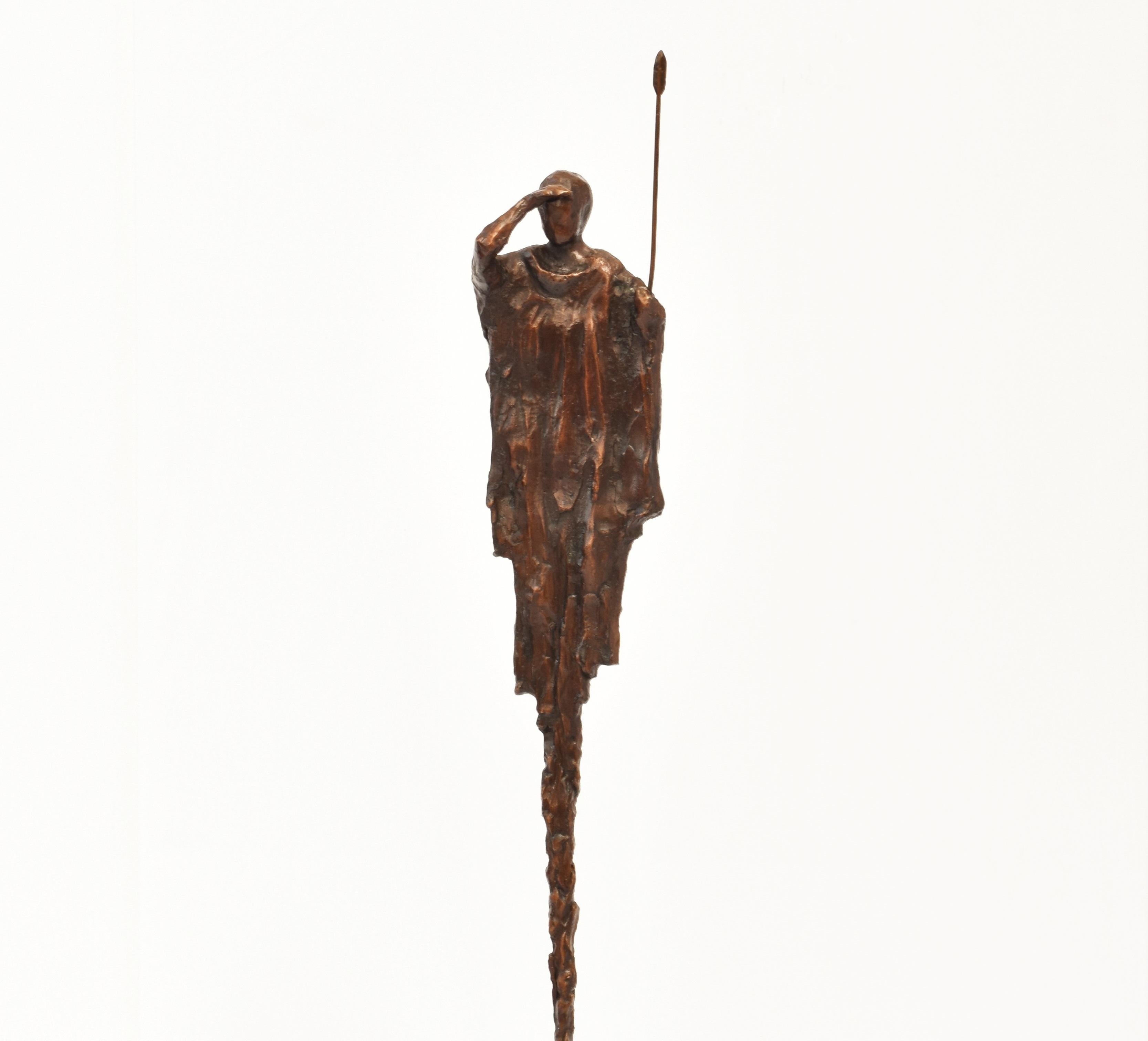 Beginning Of The Hunt – Masai-Skulptur, afrikanische Skulptur, limitierte Auflage (Expressionismus), Sculpture, von Heinrich Filter