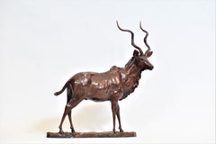 Kudu Bull - Bronze sculpture