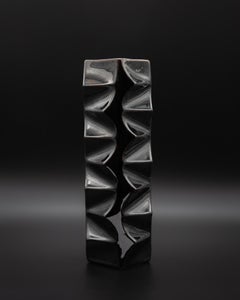 Heinrich Fuchs "Archais" Brown Glazed Vase for Hutschenreuther, Germany, 1960s