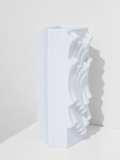 Heinrich Fuchs for Hutschenreuther Archais Bisque OP Art Vase