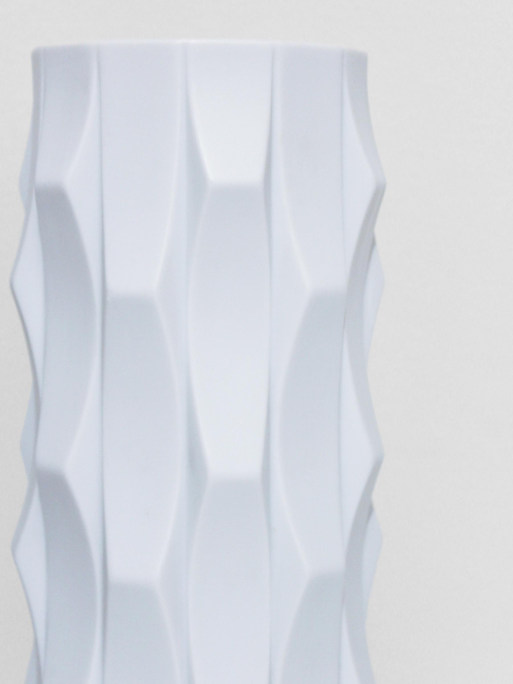 Heinrich Fuchs para Hutschenreuther Jarrón Vintage Archais Bisque OP Art Moderno en venta