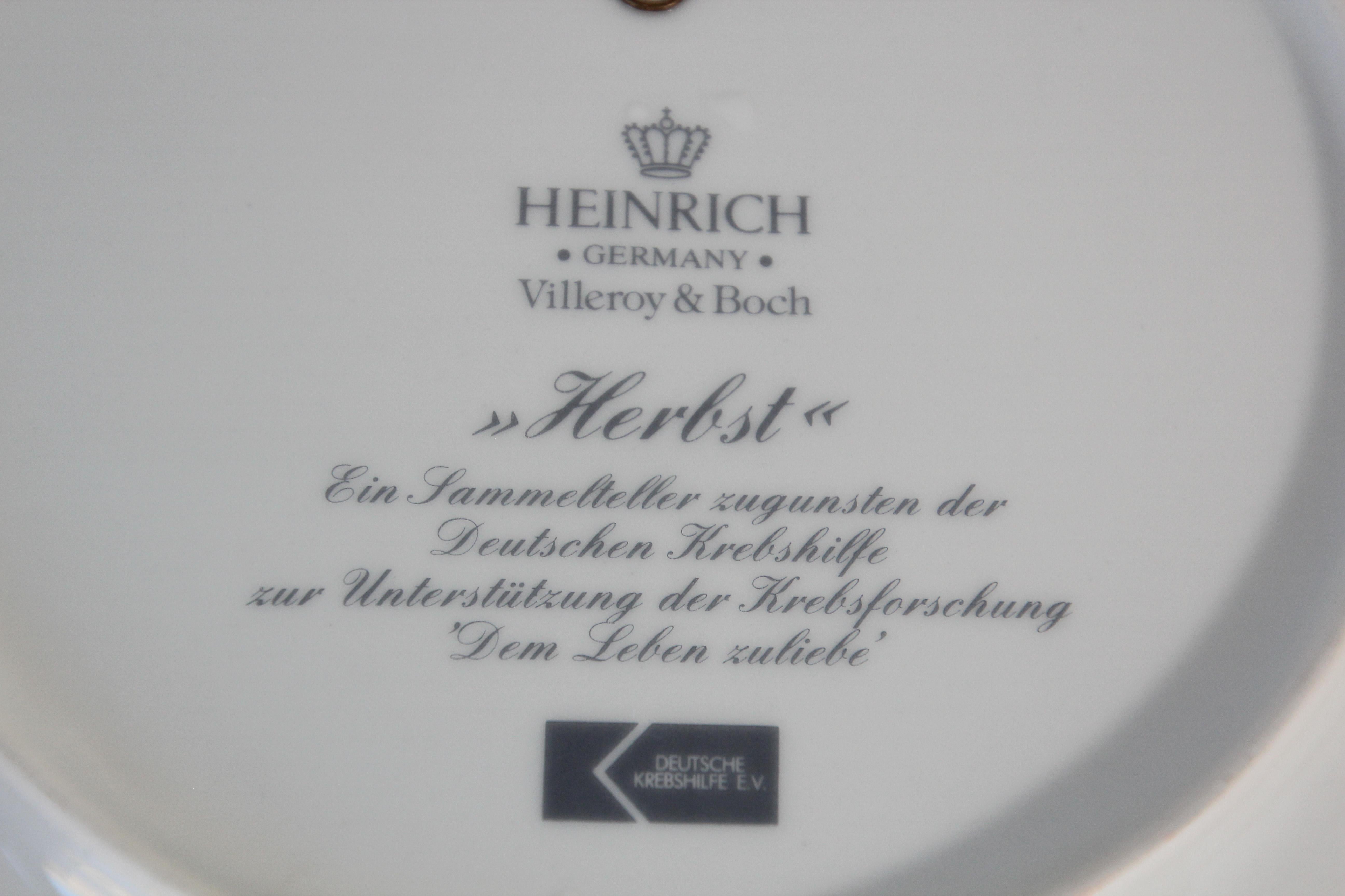 Porcelaine Heinrich Germany Villeroy & Boch 