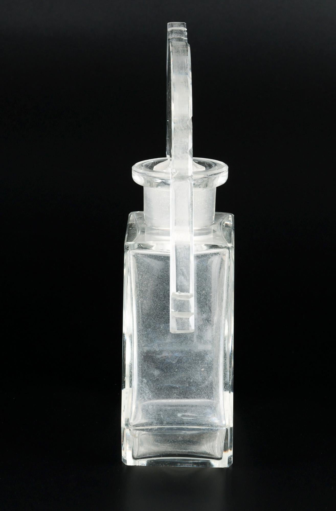 Heinrich Hoffmann Art Deco Parrot Glass Perfume Bottle 3