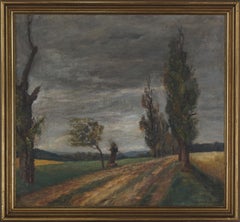 Mid 19th Century German Landscape -- Stormy Weather