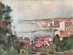 Küste von Piran (Coast of Piran) - Oil, Canvas, Austrian Impressionism, 20th C.